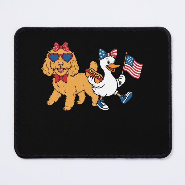 Item preview, Girls Fourth of July Dog and Duck designed and sold by KroghDs.