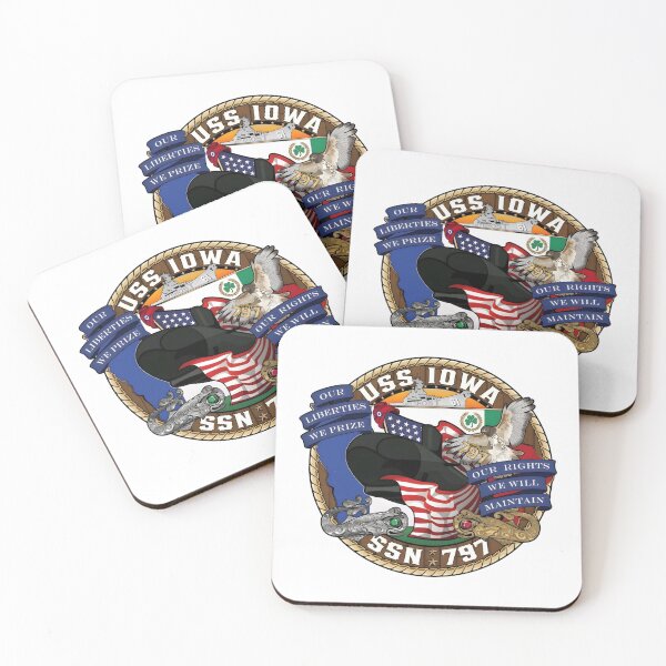 Item preview, USS Iowa SSN-797 Virginia-class Submarine Official Crest designed and sold by CharlieDesings.