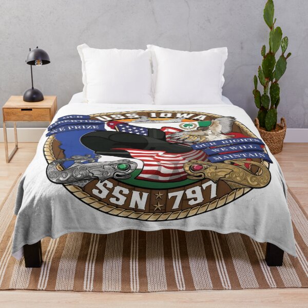 Item preview, USS Iowa SSN-797 Virginia-class Submarine Official Crest designed and sold by CharlieDesings.