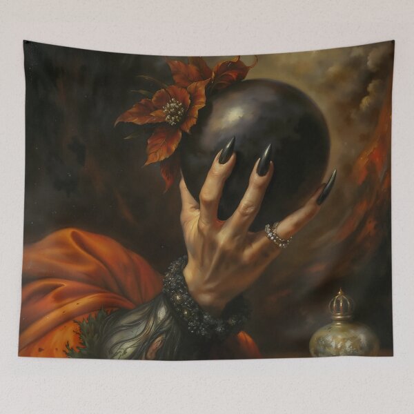 Item preview, Moody Witch Hand with Black Crystal Ball designed and sold by DarkHolyQueen.