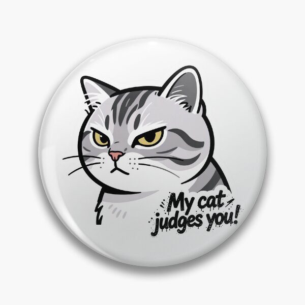 Item preview, My Cat Judges You Meme designed and sold by DetalleXL.