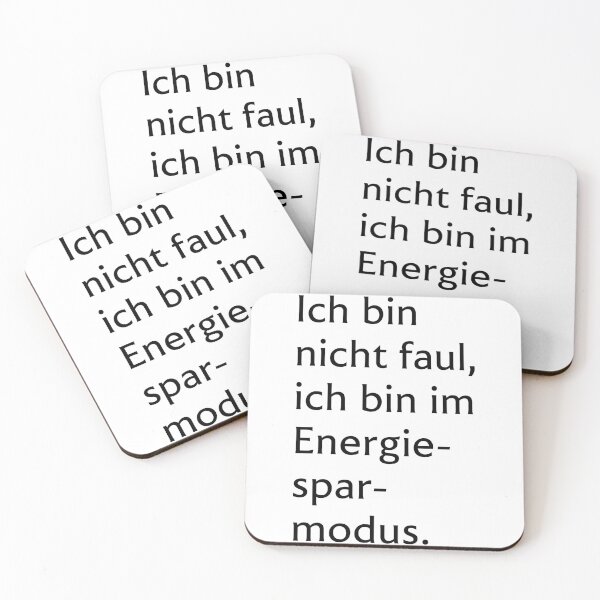 Item preview, I'm not lazy, energy-saving mode saying designed and sold by rolfzogg.