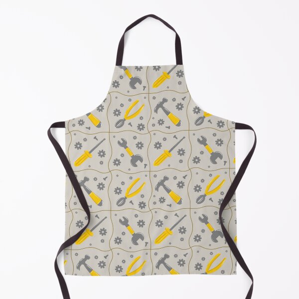 Item preview, Ash grey builder tools toolbox construction repeat seamless pattern designed and sold by ButterflyKissCollab.