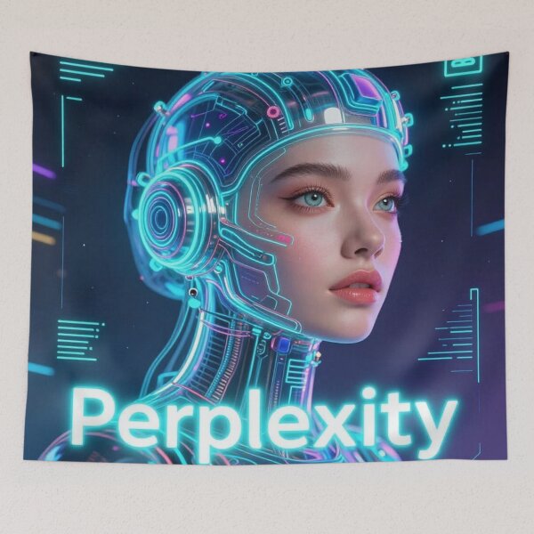 Item preview, Perplexity AI Robot Portrait designed and sold by Simplybe1.