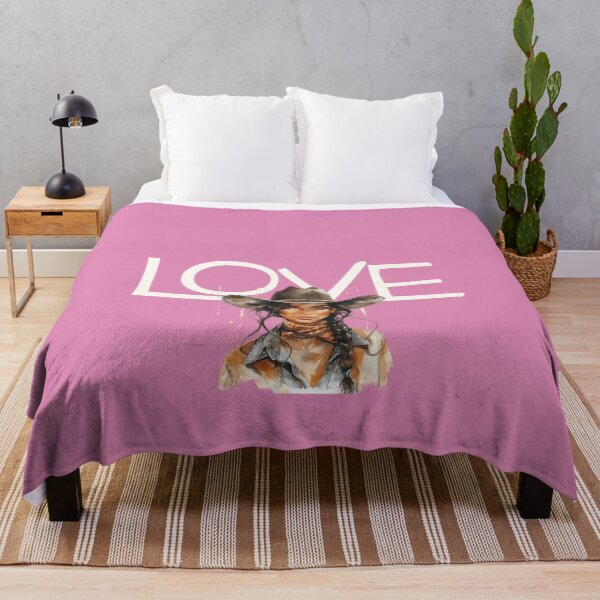 Item preview, Cowgirl Simply Love – Western Braid Portrait Watercolor Art designed and sold by Teacuppupdesign.