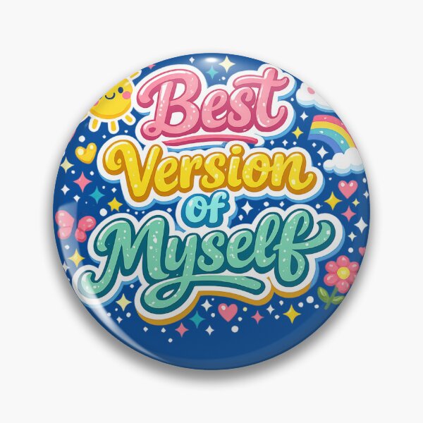 Item preview, Best Version of Myself – Bold Motivational Typography designed and sold by Swati's Digital Den.