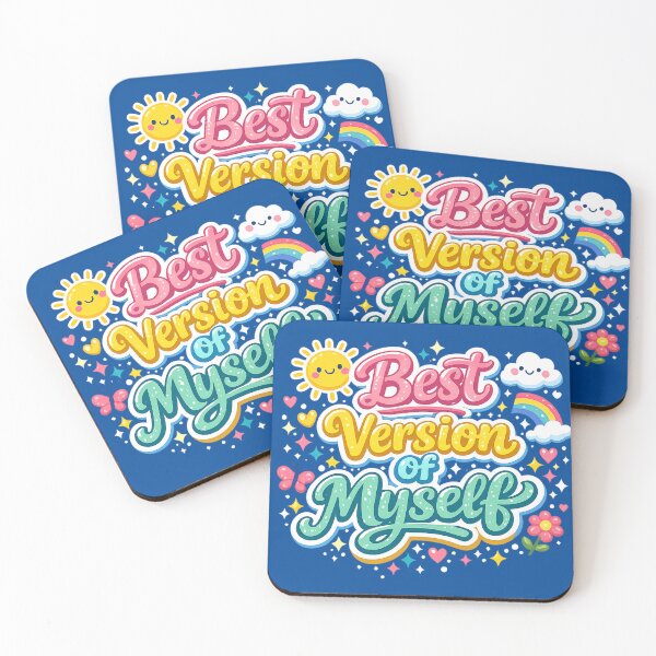 Item preview, Best Version of Myself – Bold Motivational Typography designed and sold by Swati's Digital Den.