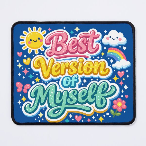 Item preview, Best Version of Myself – Bold Motivational Typography designed and sold by Swati's Digital Den.