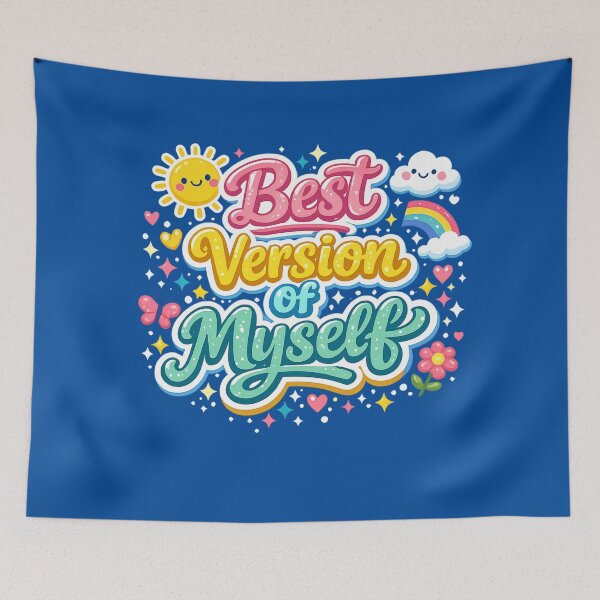 Item preview, Best Version of Myself – Bold Motivational Typography designed and sold by Swati's Digital Den.