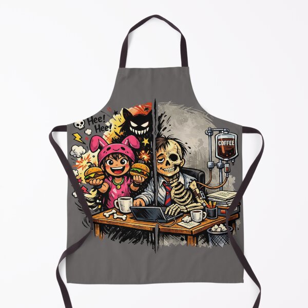 Item preview, Burger Joy vs Coffee Survival – Life Contrast Design designed and sold by LineLoo.