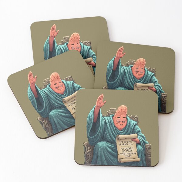 Item preview, The Council Of One Brain Cell Decree Sticker designed and sold by LYZ7VANI.