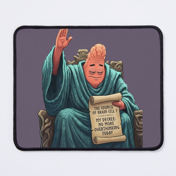 Item preview, The Council Of One Brain Cell Decree Sticker designed and sold by LYZ7VANI.