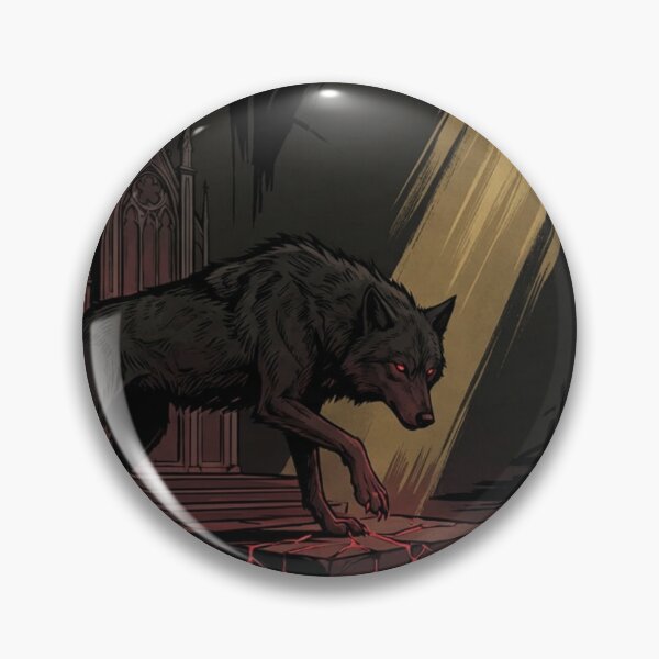 Item preview, Dark Sacred Wolf Seals Covenant at Cathedral Altar designed and sold by GeoWhimsy Studio.