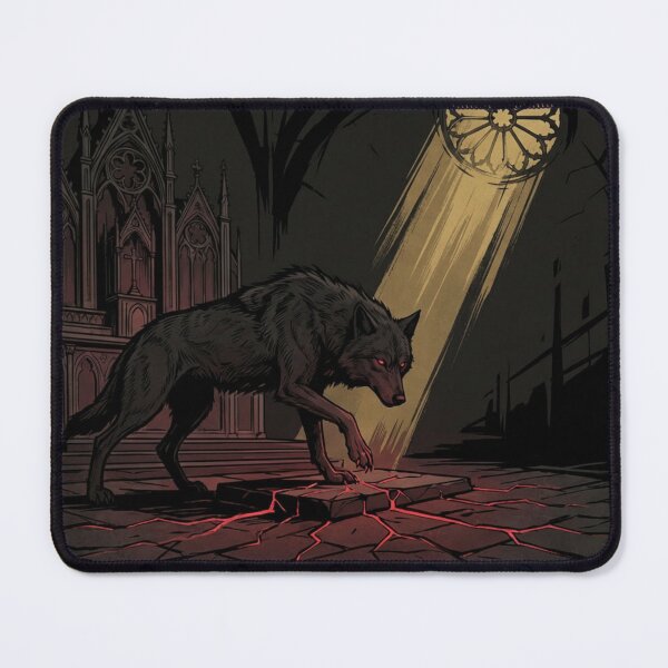 Item preview, Dark Sacred Wolf Seals Covenant at Cathedral Altar designed and sold by GeoWhimsy Studio.