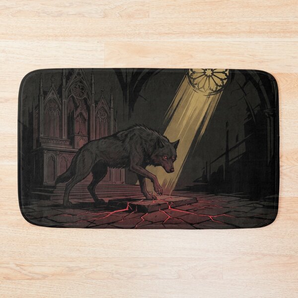 Item preview, Dark Sacred Wolf Seals Covenant at Cathedral Altar designed and sold by GeoWhimsy Studio.
