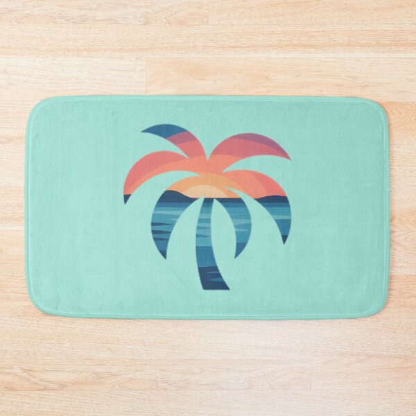 Item preview, Tropical Palm Tree Logo | Sunset Double Exposure Design designed and sold by LoomisDreams.