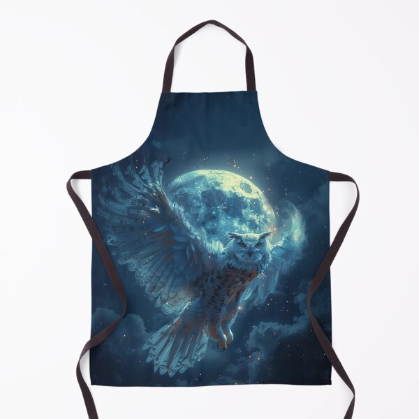 Item preview, Moonlight Flight – Celestial Owl Guardian designed and sold by Erika Kaisersot.