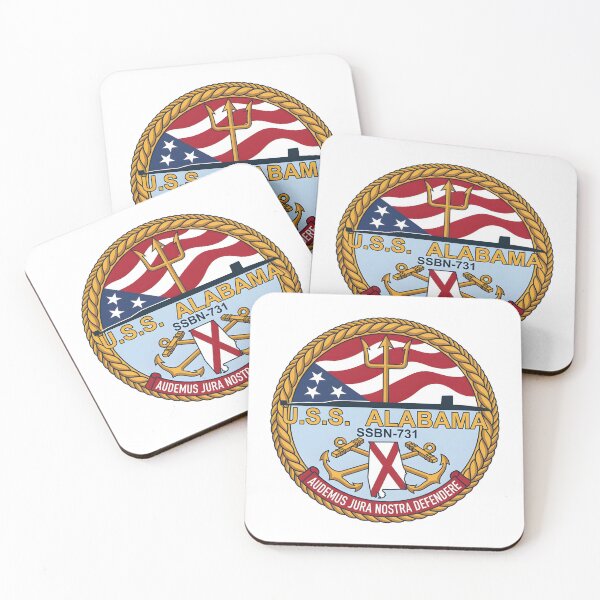 Item preview, USS Alabama SSBN-731 Ohio-class Submarine Official Crest designed and sold by CharlieDesings.