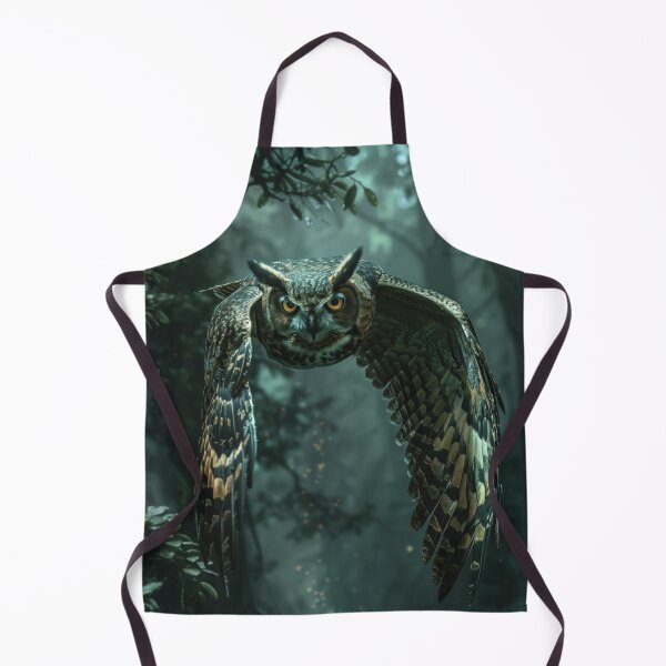 Item preview, Silent Hunter Owl in Dark Forest designed and sold by Erika Kaisersot.