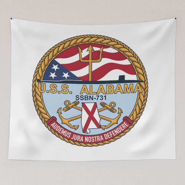 Item preview, USS Alabama SSBN-731 Ohio-class Submarine Official Crest designed and sold by CharlieDesings.
