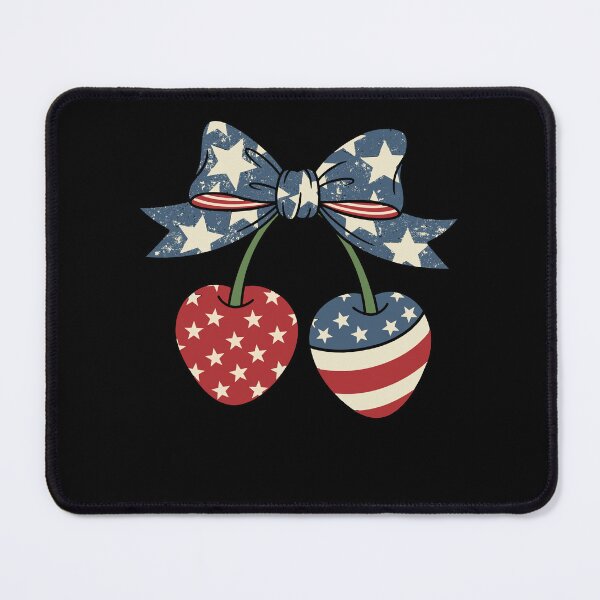 Item preview, 4th of July Cherry Bow for Women Girls designed and sold by KroghDs.