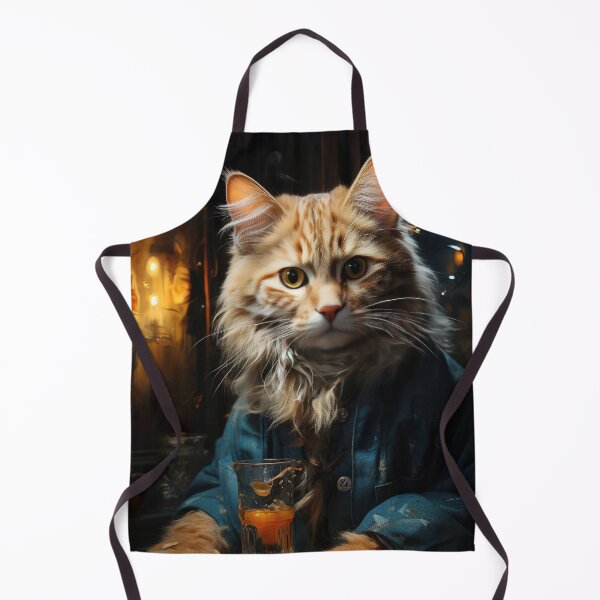 Item preview, Cat Portrait in a Quiet Night Café designed and sold by Erika Kaisersot.