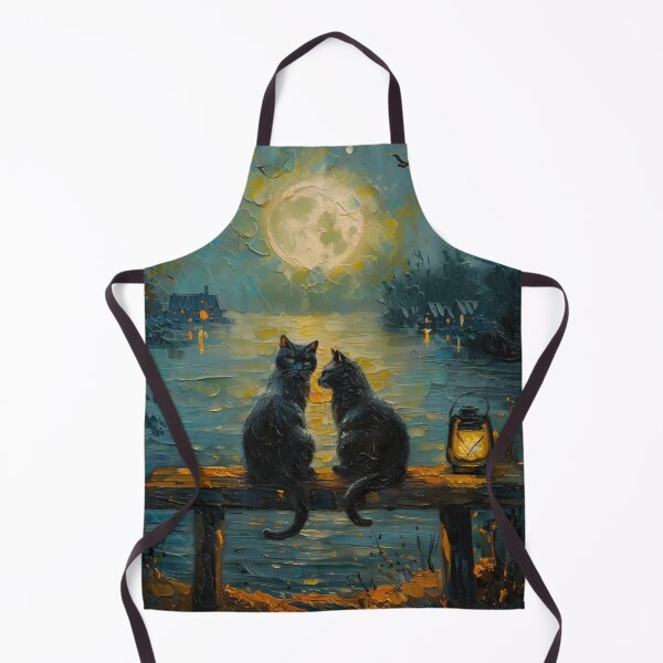 Item preview, Two Black Cats Under the Moonlight designed and sold by Erika Kaisersot.