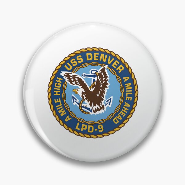 Item preview, USS Denver LPD-9 Austin-class Amphibious Transport Dock Crest designed and sold by CharlieDesings.