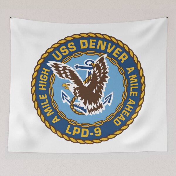 Item preview, USS Denver LPD-9 Austin-class Amphibious Transport Dock Crest designed and sold by CharlieDesings.