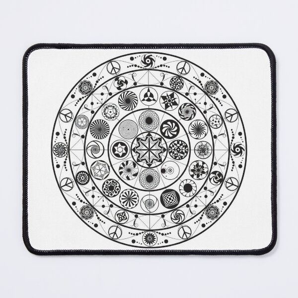 Item preview, Crop circles within a circular design designed and sold by AncientUFO.