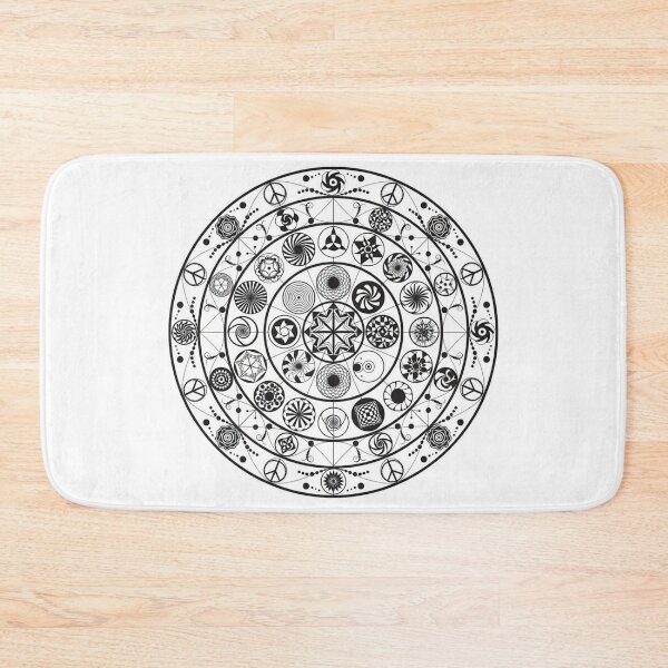 Item preview, Crop circles within a circular design designed and sold by AncientUFO.
