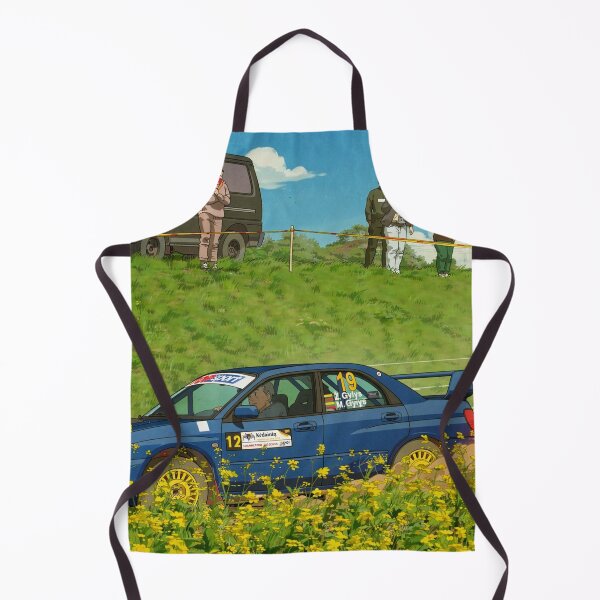 Item preview, Subaru Impreza Rally Car on gravel anime style designed and sold by Rally-Anime.