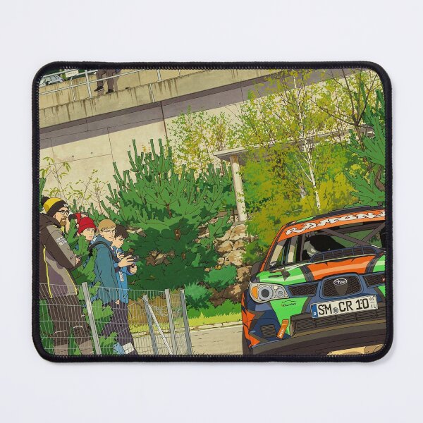 Item preview, Subaru Impreza Rally Car on gravel anime style designed and sold by Rally-Anime.