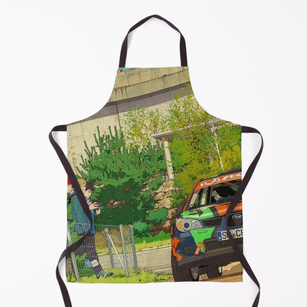 Item preview, Subaru Impreza Rally Car on gravel anime style designed and sold by Rally-Anime.