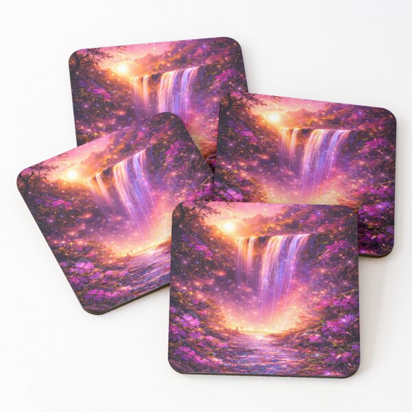 Item preview, an amazing river with a waterfall in the sunlight designed and sold by Shopping Alley.