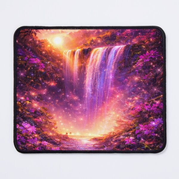 Item preview, an amazing river with a waterfall in the sunlight designed and sold by Shopping Alley.