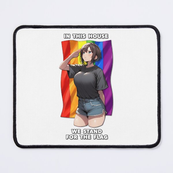 Item preview, In This House We Stand for the (Pride) Flag designed and sold by waifu-alert.