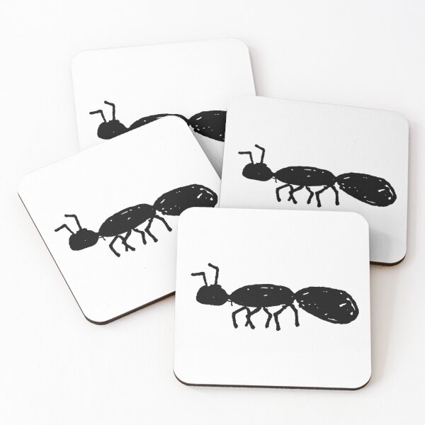 Item preview, Funny Ant - Badly Drawn Insect designed and sold by Badly Drawn Animals.