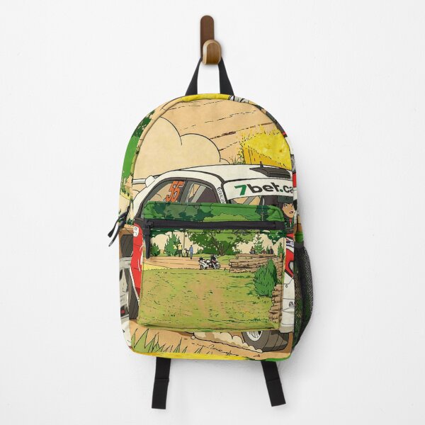 Item preview, Subaru Impreza Rally Car on gravel anime style designed and sold by Rally-Anime.
