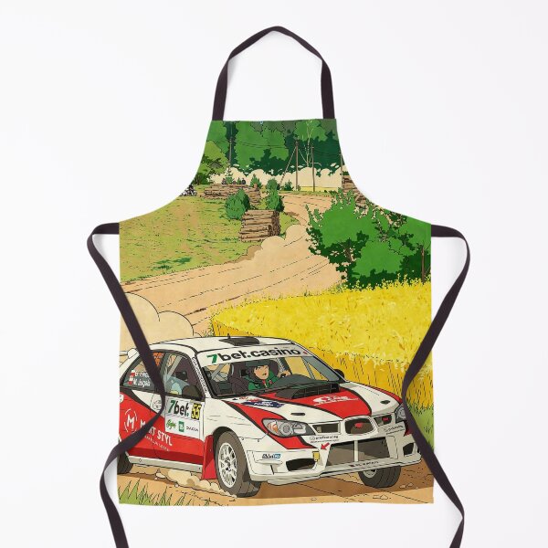 Item preview, Subaru Impreza Rally Car on gravel anime style designed and sold by Rally-Anime.