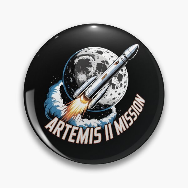 Item preview, Artemis II Mission Rocket Launch Moon Patch Space Exploration Gift For Spacelovers designed and sold by MPlab.