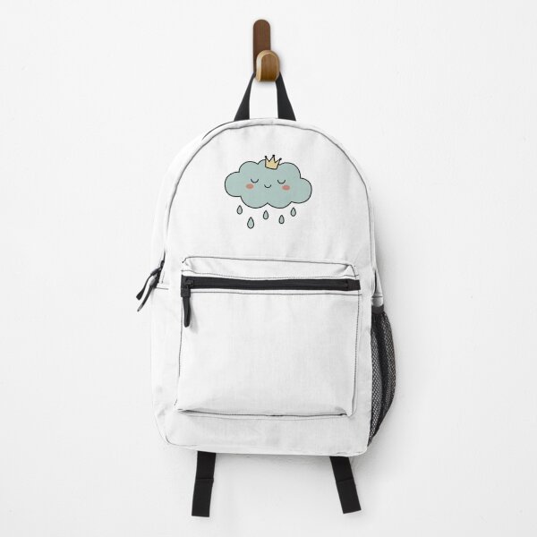 Item preview, Sad Raining Cloud with Crown Sticker - Aesthetic Blue Cloud Emoji designed and sold by Phillips0s.