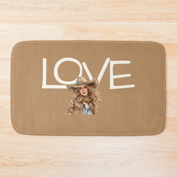 Item preview, Cowgirl  Simply Love – Western Braid Portrait Watercolor Art -  Light version designed and sold by Teacuppupdesign.