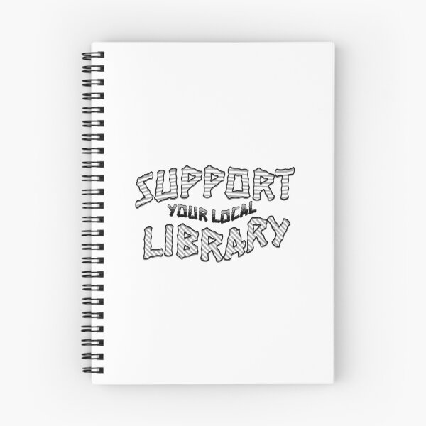 Item preview, Support Your Local Library Typography designed and sold by EventPulse.