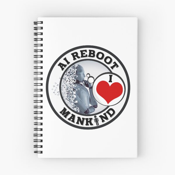 Item preview, Amusing Robotics BIOS REBOOT - LOVE MANKIND. designed and sold by MPC-Mince-Pies.