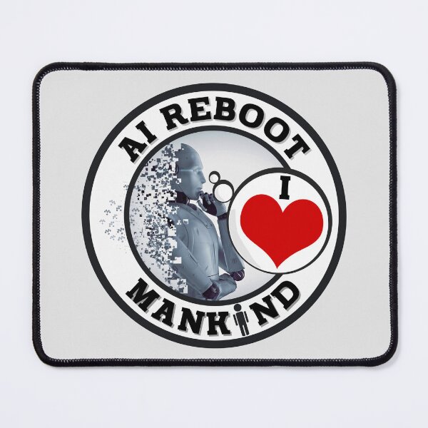 Item preview, Amusing Robotics BIOS REBOOT - LOVE MANKIND. designed and sold by MPC-Mince-Pies.