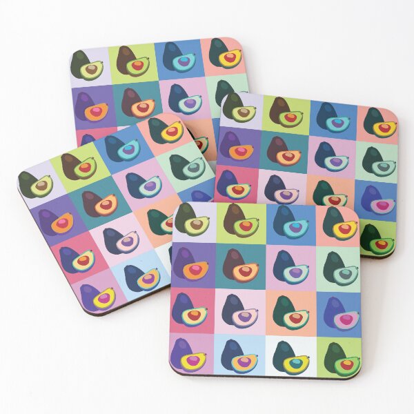 Item preview, Avocado in different color varieties designed and sold by Feral Lines Studio .
