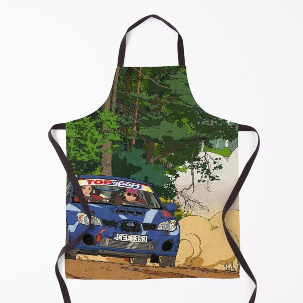 Item preview, Subaru Impreza Rally Car on gravel anime style designed and sold by Rally-Anime.