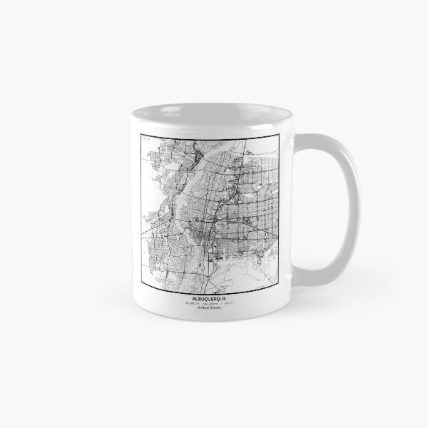 Item preview, Albuquerque City Line Art Square designed and sold by DrawMeACity.