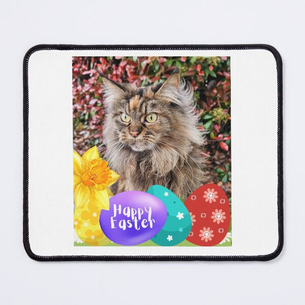 Item preview, Happy Easter With Cat. designed and sold by Dinasshop.